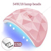 LED Nail Dryer Lamp For Nails For Drying All Gel Polish