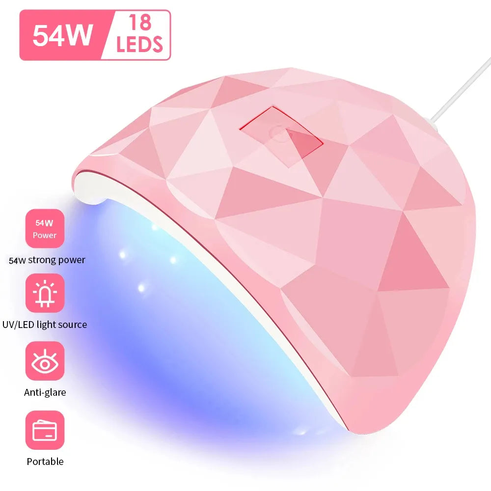 LED Nail Dryer Lamp For Nails For Drying All Gel Polish