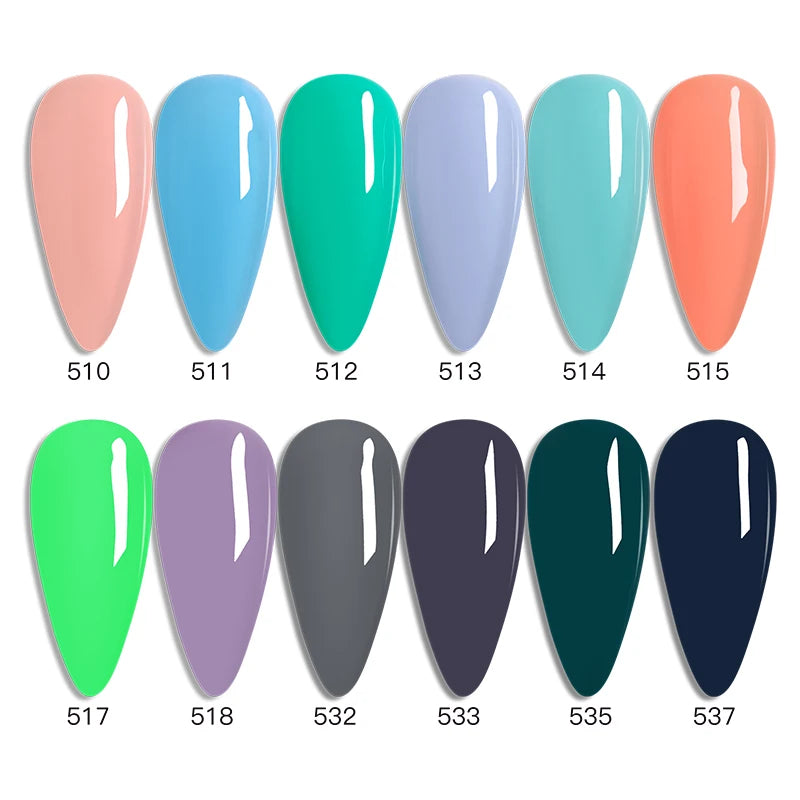 560 Colors 15ML Nail Gel Polish Nail Accessories Semi-permanent Varnish Nail Art Nail Soak Off LED UV Gel Nail