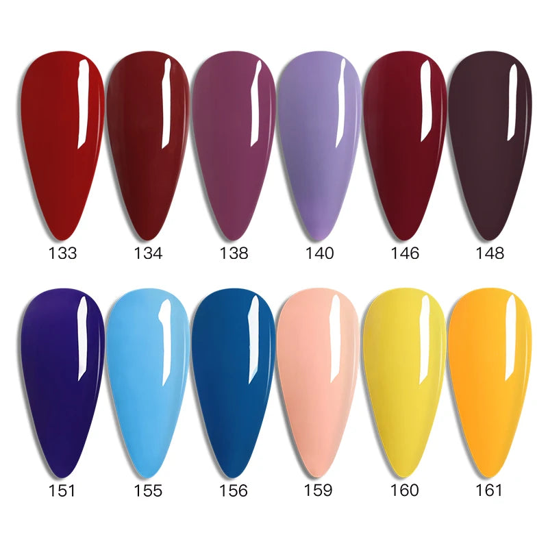 560 Colors 15ML Nail Gel Polish Nail Accessories Semi-permanent Varnish Nail Art Nail Soak Off LED UV Gel Nail