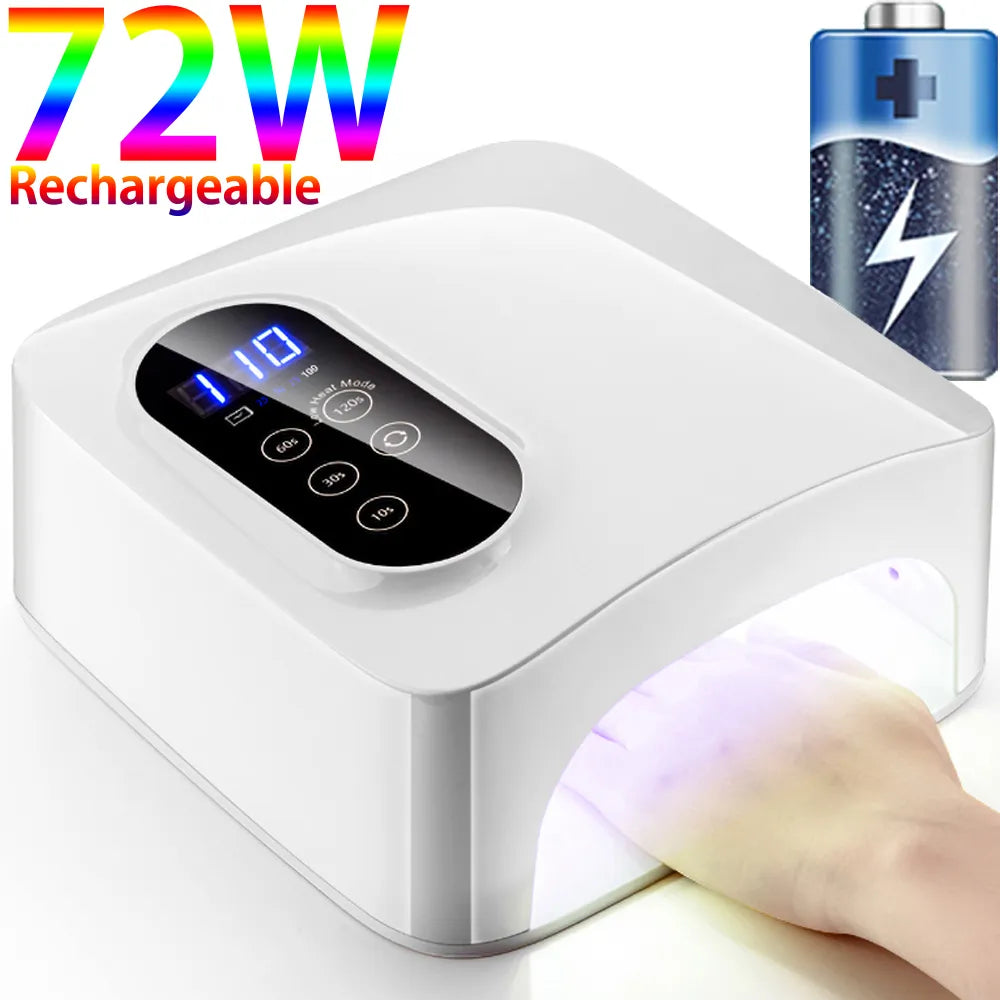 Nail Drying Lamp Wireless for Curing All Gel Nail Polish