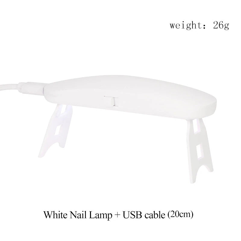 Mini Nail Dryer Led Lamp Portable Usb